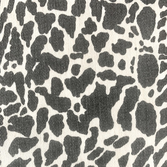 NWT FRAME “Le High Skinny” Denim Jeans in Black/White Animal Print, Size 26 - Picture 7 of 7